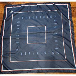 Vintage Coat of Arms Lion OMBIANCE KREFELD Scarf Rolled 1980s